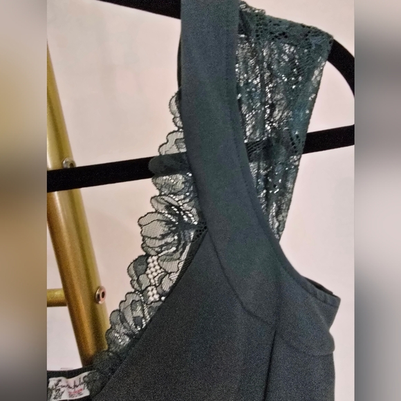 Green Pineneedle Better Not Lace Cami By Intimately FP Free People M - Picture 7 of 10